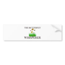 The Butterfly Whisperer bumper stickers by AnimalShirts The Butterfly Whisperer bumper stickers