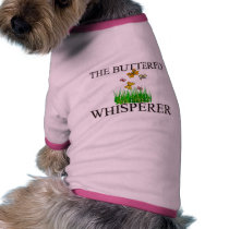 The Butterfly Whisperer pet clothing by AnimalShirts The Butterfly Whisperer pet clothing