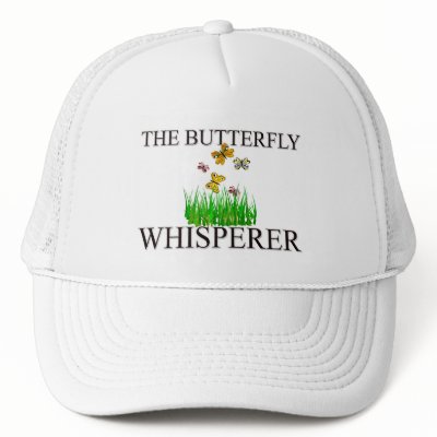 The Butterfly Whisperer Mesh Hat by AnimalShirts