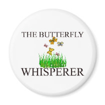 The Butterfly Whisperer magnets