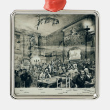 The Cabaret du Chat Noir, 1886 Christmas Tree Ornaments