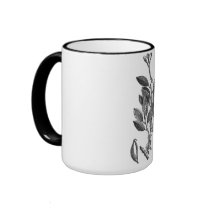 The Cacao Plant (Raw Chocolate) mugs by scenesfromthepast The Cacao Plant (Raw Chocolate) mugs
