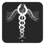 The Caduceus Sticker