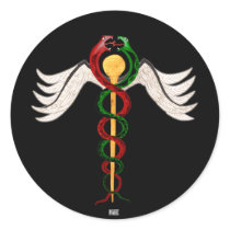 The Caduceus Sticker