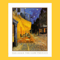 The Cafe Terrace at Night by Vincent Van Gogh 1888 posters