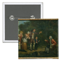 The Calas Family before Voltaire at Ferney Pinback Buttons