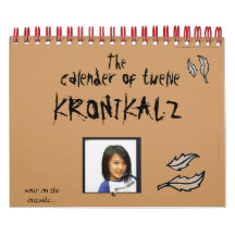 The Calender of Twelve Kronikalz Wall Calendar