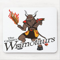 The Calgary Wrimotaurs Mouse Pad mousepads