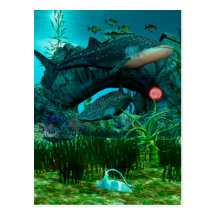 The Call Aquatic Life 3D Postcard