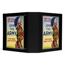 The call to duty – Join the Army WWI Poster Binder