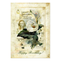 The Calla Lilies Are in Bloom Again Gift Tag Business Cards