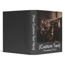 The Calling of Saint Matthew 3 Ring Binder