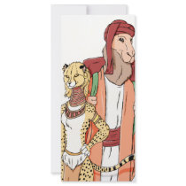 The Camel And the Cheetah Custom Rack Cards