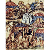 The Camp (04 Maqamat) By Irakischer Maler Um 1230 Photo Cutout