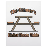 The campers dining room table customized letterhead