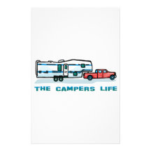 The Campers Life Personalized Stationery