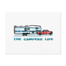 The Campers Life postcards