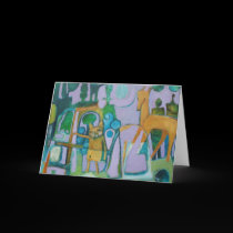 The Camping Trip  Greeting Card