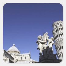 The Campo dei Miracoli Field of Miracles) is Square Sticker