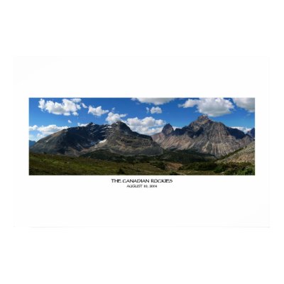 The Canadian Rockies Print by drunken_boxer
