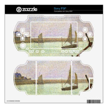 The canal at Gravelines by Georges Seurat PSP Decals