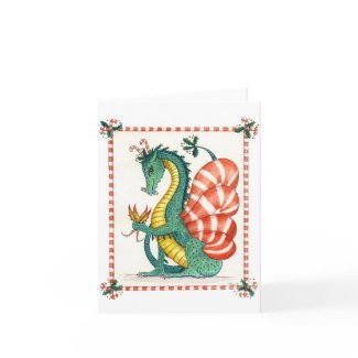 The Candy Cane Dragon card