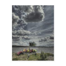 The Canoe Rental postcards