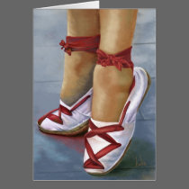The canvas shoes cards