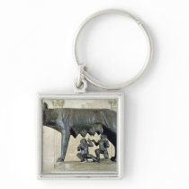 The Capitoline She-Wolf Keychain
