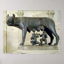 The Capitoline She-Wolf Print