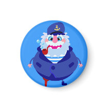 The captain refrigerator magnet