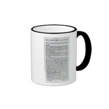 The Captain of the Mobs Declaration Coffee Mugs