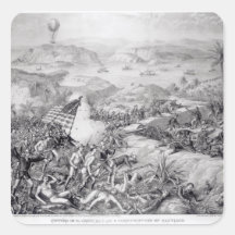 The Capture of El Caney, El Paso Square Sticker