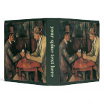 The Card Players by Paul Cézanne 3 Ring Binders