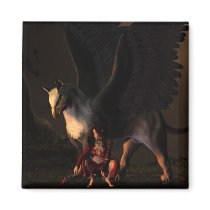 "The Cardinal" Refrigerator Magnets