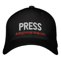 The Cardinal PRESS Hat embroidered hats