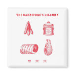 The Carnivore's Dilemma Magnet magnets