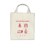 The Carnivore's Dilemma Organic Grocery Tote bags