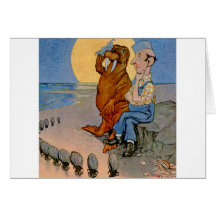 The Carpeneter, The Walrus and the Oysters Greeting Card