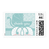 The Carriage Awaits Thank You Postage Stamps