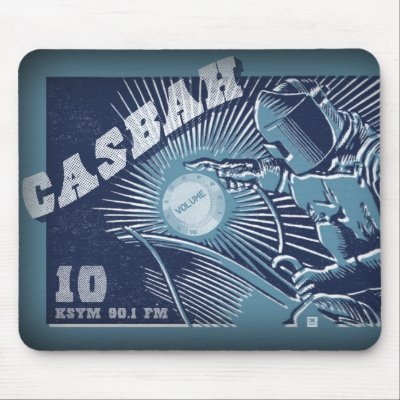 The Casbah 90.1 KSYM Mouse Pad by hmkarshis