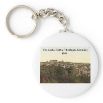 [The castle, Gotha, Thuringia, Germany 1905 Keychain