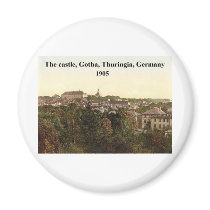 [The castle, Gotha, Thuringia, Germany 1905 Refrigerator Magnet
