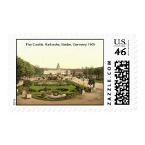 The Castle, Karlsruhe, Baden, Germany 1905 Postage