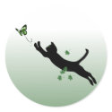 The Cat and the Butterfly stickers