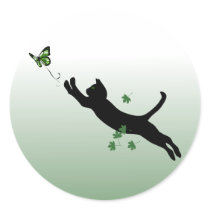 The Cat and the Butterfly stickers by pixelholic The Cat and the Butterfly stickers