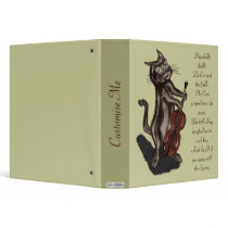The Cat and the Fiddle Vinyl Binder