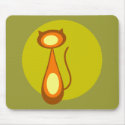 The Cat And The Moon mousepads by oliveade The Cat And The Moon mousepads
