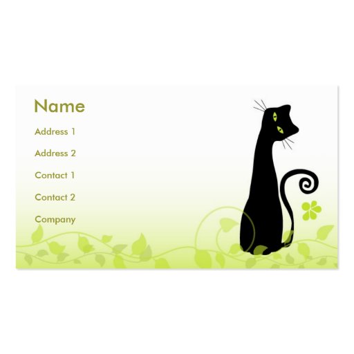 The Cat Business Card