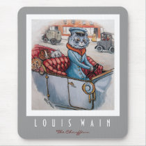 The Cat Chauffeur Mouse Pad